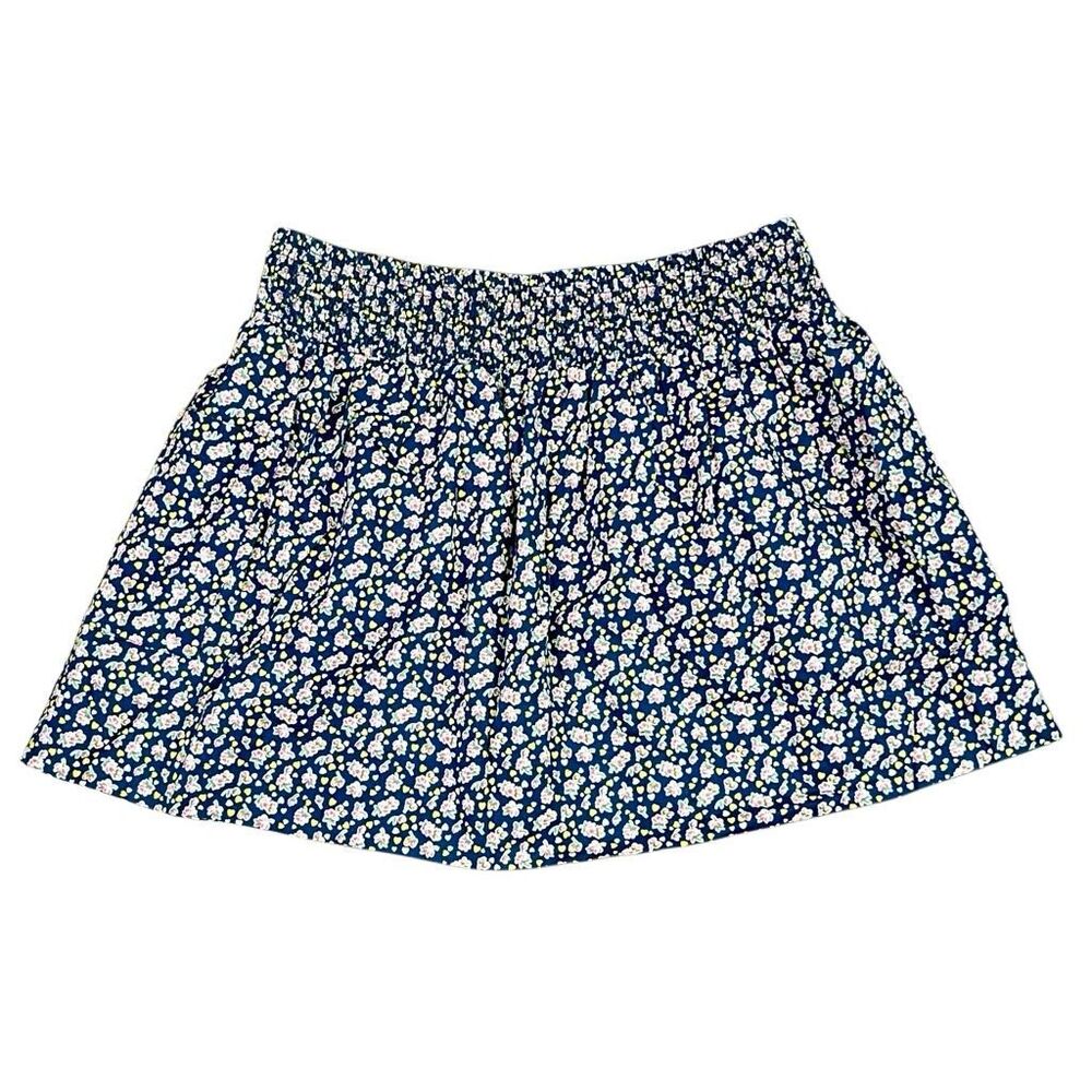 I Love H81 Floral Pull-on Skirt Large